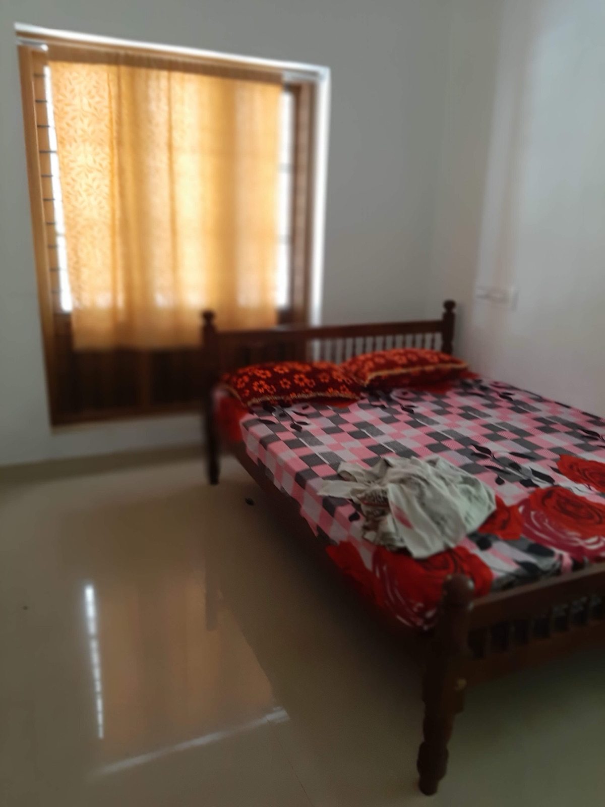 Furnished bedroom inside Ambanoli Villa